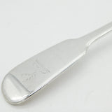 Paul Storr Sterling Silver Fiddle Thread Serving Spoon Antique 1814 London