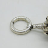 Victorian Sterling Silver Baby Rattle & Teether Antique 1857 Birmingham