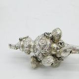 Victorian Sterling Silver Baby Rattle & Teether Antique 1857 Birmingham