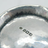 Bernard Instone Sterling Silver & Enamel Christening Mug Antique 1927 Deco