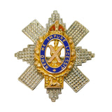 WWII 9ct White & Yellow Gold Black Watch Royal Highlanders Sweetheart Brooch