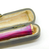 Ladies Boxed 9ct Rose Gold Pink Mother of Pearl Cigarette Holder Antique c1920
