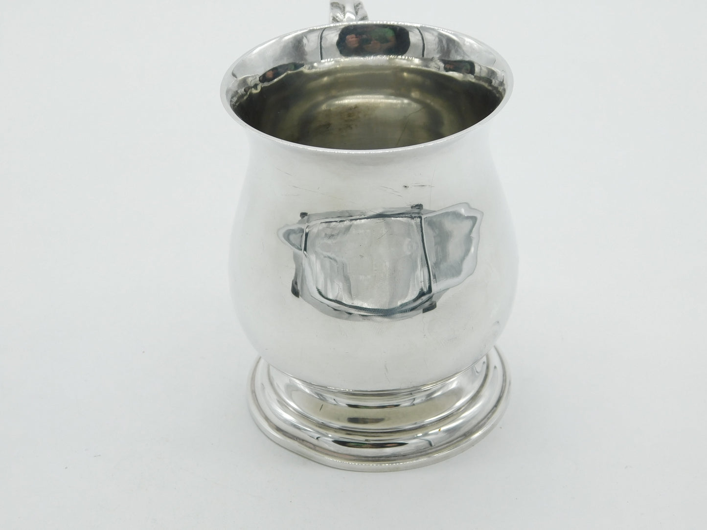 Sterling Silver Baluster Christening Mug Tankard 1977 Birmingham Vintage