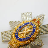 WWII 9ct White & Yellow Gold Black Watch Royal Highlanders Sweetheart Brooch
