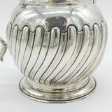 George III Sterling Silver Fluted Water Jug Antique 1763 London Walter Brind