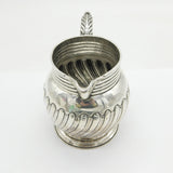 George III Sterling Silver Fluted Water Jug Antique 1763 London Walter Brind