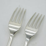 Paul Storr George III Pair of Sterling Silver Dessert Forks Antique 1813 London