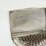 George III Sterling Silver Nutmeg Grater Box Antique 1794 London