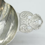 Scottish William IV Sterling Silver Floral Quaich Cup Antique 1833 Edinburgh