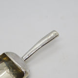 George III Sterling Silver Tea Caddy Scoop Spoon Antique 1801 Birmingham