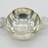 Scottish William IV Sterling Silver Floral Quaich Cup Antique 1833 Edinburgh