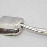 George III Sterling Silver Tea Caddy Scoop Spoon Antique 1801 Birmingham