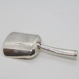 George III Sterling Silver Tea Caddy Scoop Spoon Antique 1801 Birmingham