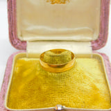 Edwardian 22ct Yellow Gold Wedding Band Ring 1903 Birmingham Antique