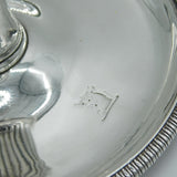 George III Sterling Silver Crested Candle Chamberstick Antique 1816 London