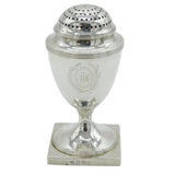 Scottish George III Sterling Silver Pedestal Bun Pepper Antique 1797 Edinburgh