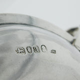 George III Sterling Silver Crested Candle Chamberstick Antique 1816 London