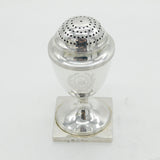 Scottish George III Sterling Silver Pedestal Bun Pepper Antique 1797 Edinburgh