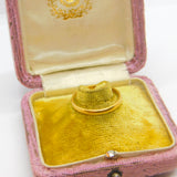 Victorian 22ct Yellow Gold Wedding Band Ring 1854 Birmingham Antique