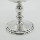 Large Sterling Silver Wine Goblet Chalice 1971 London Vintage Richards & Knight
