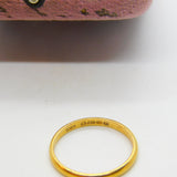 Victorian 22ct Yellow Gold Wedding Band Ring 1854 Birmingham Antique
