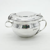 Art Nouveau Sterling Sugar Bowl Vine Handles 1903 London Edwardian Antique