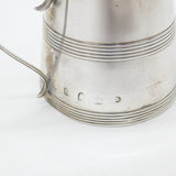 Georgian Sterling Silver Barrel Form Mustard Pot Antique 1788 London Crested
