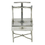 Edwardian Sterling Silver Novelty Linen Press Stamp Box Antique 1903 London