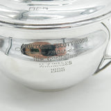 Art Nouveau Sterling Sugar Bowl Vine Handles 1903 London Edwardian Antique