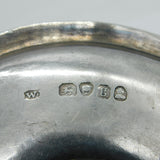 George IV Sterling Silver Crested Candle Chamberstick Antique 1822 London