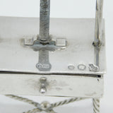 Edwardian Sterling Silver Novelty Linen Press Stamp Box Antique 1903 London