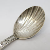 George III Sterling Silver Shell Bowl Tea Caddy Spoon Antique 1811 London