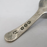 George III Sterling Silver Shell Bowl Tea Caddy Spoon Antique 1811 London