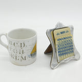 Art Deco Sterling Silver Mounted Perpetual Desk Calendar Antique 1913 Chester