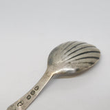 George III Sterling Silver Shell Bowl Tea Caddy Spoon Antique 1811 London