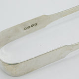 George IV Sterling Silver Pair of Asparagus Servers Tongs Antique 1833 London