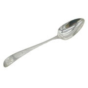 Cork Irish Provincial Sterling Silver Bright Cut Serving Spoon Antique 1805 Georgian