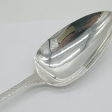 Cork Irish Provincial Sterling Silver Bright Cut Serving Spoon Antique 1805 Georgian