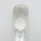 Cork Irish Provincial Sterling Silver Bright Cut Serving Spoon Antique 1805 Georgian