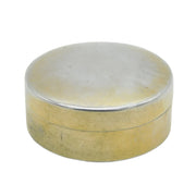 Edwardian Sterling Silver Gilt Circular Patch Box Antique 1908 London