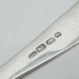 Cork Irish Provincial Sterling Silver Bright Cut Serving Spoon Antique 1805 Georgian