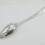 Cork Irish Provincial Sterling Silver Bright Cut Serving Spoon Antique 1805 Georgian
