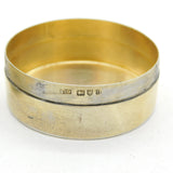 Edwardian Sterling Silver Gilt Circular Patch Box Antique 1908 London