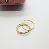 9ct Tri-Colour Gold Trinity Wedding Ring Antique c1930 Art Deco Size O UK