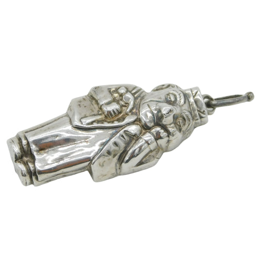 Antique Silver Scottish Baby Rattle