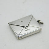 A.E Jones Edwardian Sterling Silver Envelope Stamp Case Fob Antique 1903 Chester