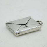 A.E Jones Edwardian Sterling Silver Envelope Stamp Case Fob Antique 1903 Chester
