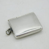 A.E Jones Edwardian Sterling Silver Envelope Stamp Case Fob Antique 1903 Chester