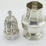 Queen Anne Britannia Silver Heraldic Caster Antique 1705 London Charles Adam