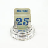Edwardian Sterling Silver Desk Calendar Antique 1908 London